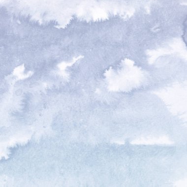 Suluboya stilinde soyut renkli desen