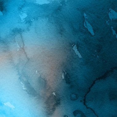 Lekeler ve darbeler ile renkli soyut suluboya arka plan