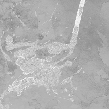 sulu boya boyama doku ile gri arka plan