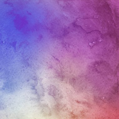 Suluboya boya lekeleri ile soyut renkli arka plan