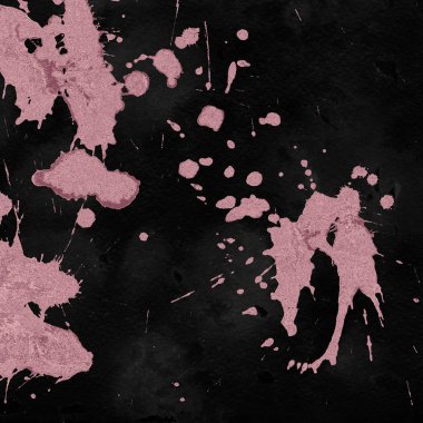 Mor fırça darbeleri ile soyut suluboya dokulu zemin