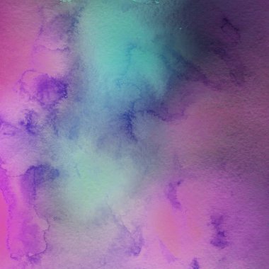 Lekeler ve darbeler ile renkli soyut suluboya arka plan