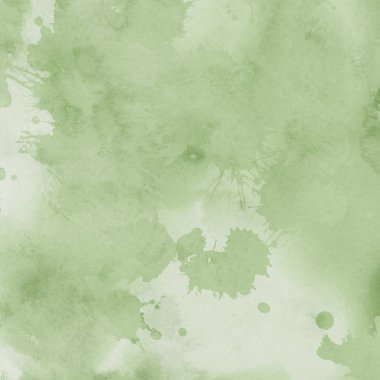 Yeşil suluboya boya ile soyut dokulu arka plan
