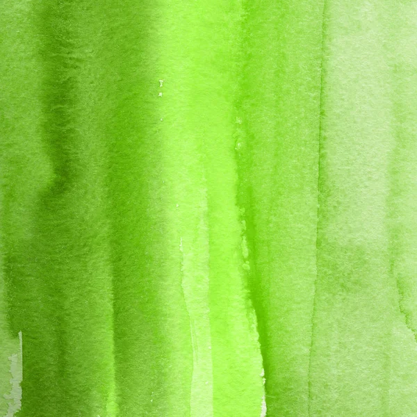 Fond Texturé Abstrait Avec Peinture Aquarelle Verte — Photo