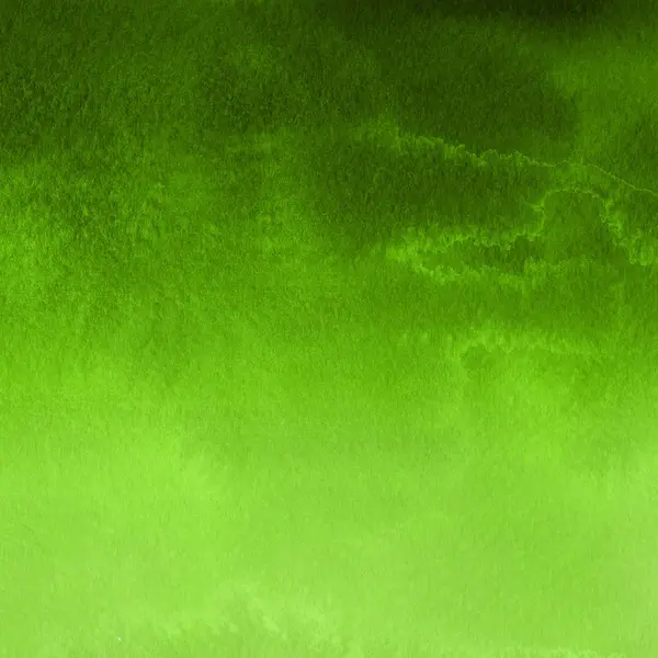 Fondo Texturizado Abstracto Con Pintura Verde Acuarela — Foto de Stock