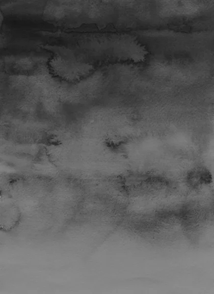 Fekete Absztrakt Háttér Textúra Akvarell Festék — Stock Fotó