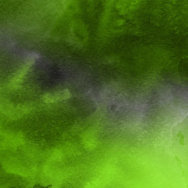 Grüne Abstrakte Hintergrund Mit Aquarellfarbe Textur — Stockfoto