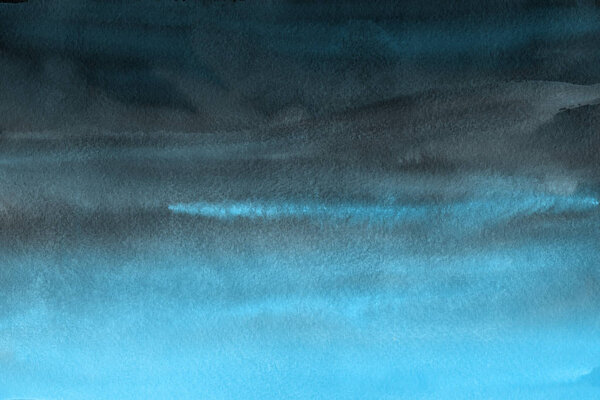 blue abstract watercolor paint texture as background