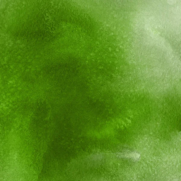 Absztrakt Textúrájú Háttér Zöld Akvarell Festék — Stock Fotó