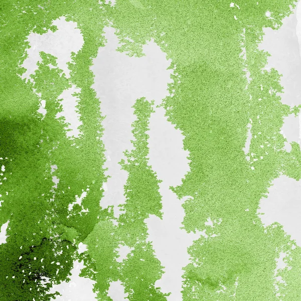 Absztrakt Háttér Zöld Akvarell Festék Minta — Stock Fotó