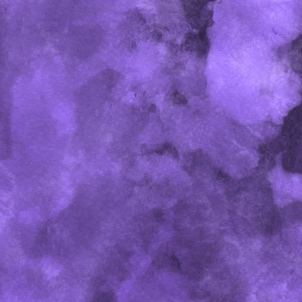 Fond Abstrait Violet Avec Texture Peinture Aquarelle — Photo