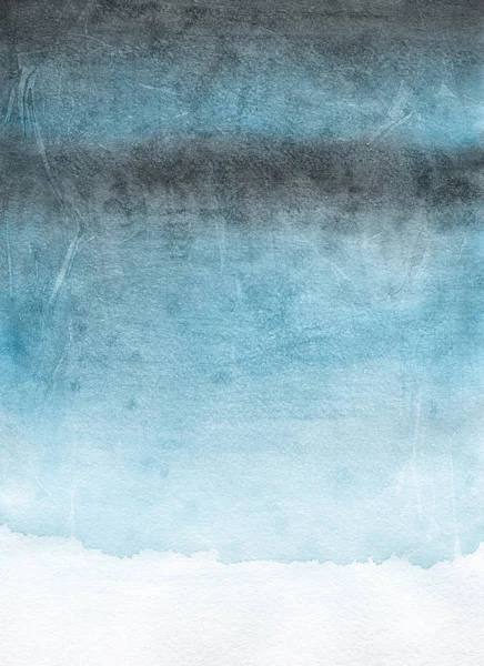 Dunkelblauer Abstrakter Hintergrund Mit Aquarellfarbe Textur — Stockfoto
