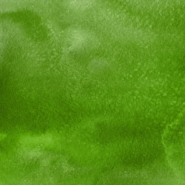 Fondo Texturizado Abstracto Con Pintura Verde Acuarela — Foto de Stock