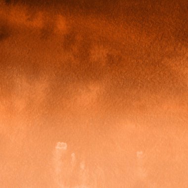 sulu boya boyama doku ile turuncu arka plan