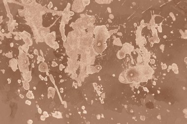 Boya lekeleri ile soyut suluboya grungy kahverengi arka plan