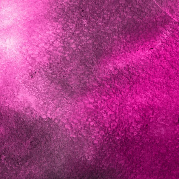 粉红色抽象背景与水彩漆纹理 — 图库照片