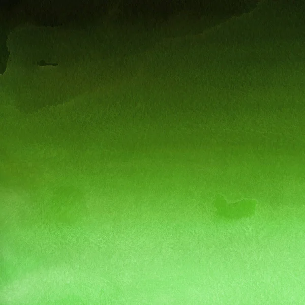 Fundo Abstrato Verde Com Textura Tinta Aquarela — Fotografia de Stock