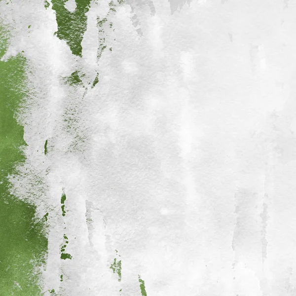 緑の水彩画のペイントパターンを持つ抽象的な背景 — ストック写真