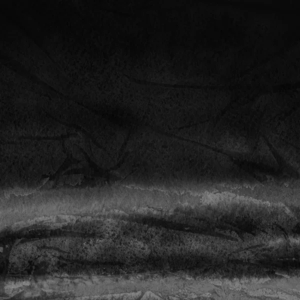 Czarne Tło Akwarela Tekstury — Zdjęcie stockowe