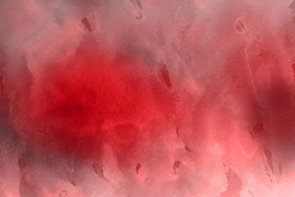 Abstract Red Background Watercolor Paint Texture — Stock Photo, Image