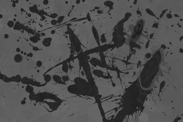 Абстрактный Черный Фон Пятнами Краски — стоковое фото