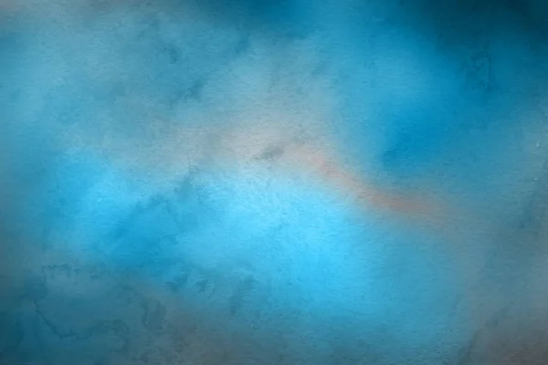 Azul Abstrato Aquarela Pintura Textura Como Fundo — Fotografia de Stock