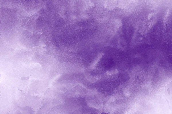 Abstrait Fond Violet Avec Texture Peinture Aquarelle — Photo