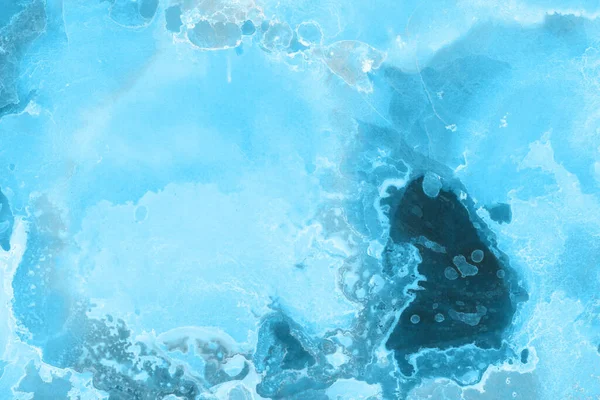 Μπλε Υγρό Μελάνι Ψηφιακή Ταπετσαρία — Φωτογραφία Αρχείου