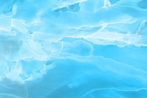 blue liquid ink, digital wallpaper