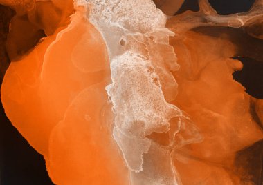 turuncu sıvı mürekkep, dijital duvar kağıdı