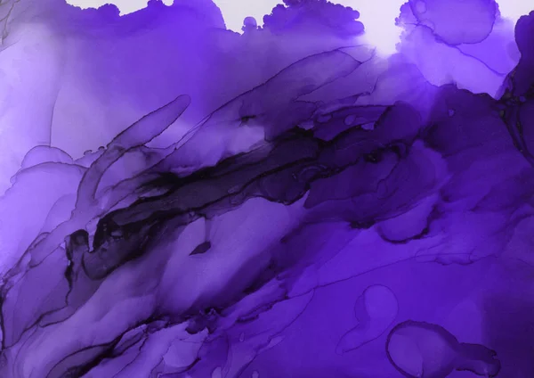 Tinta Líquida Púrpura Fondo Pantalla Digital —  Fotos de Stock