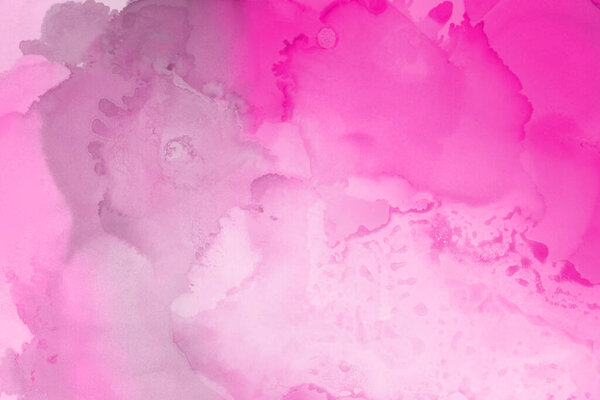 Pink liquid ink, digital wallpaper