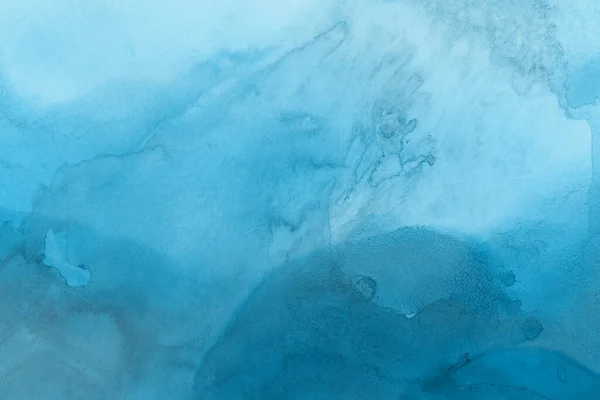 Голубые Жидкие Чернила Цифровые Обои — стоковое фото