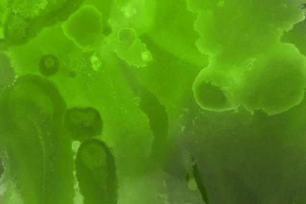鮮やかな緑のインクデジタル壁紙 — ストック写真