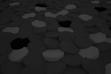 Soyut arkaplan. Basit 3D. Ritm dokusu. Üç boyutlu canlandırma çizimi.