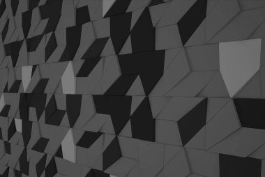 Trigonal şekiller arka plan. Düşük polimerli üçgenler mozaik. Kristaller arkaplan.