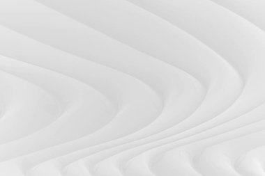 Yüksek teknoloji monokrom siyamatik soyut arka plan. Organik siber punk yapısı. Ses dalgalarının üç boyutlu görüntüleme efekti.