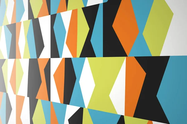 ハイテク サイマティクスの抽象的背景 抽象的な背景 カラフルな壁のテクスチャ 三次元レンダリング図 — ストック写真