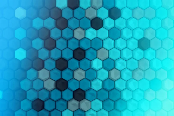 Colorful Hexagon Abstract Background Bees Cells Honeycomb Texture Three Dimensional — Stock Photo, Image