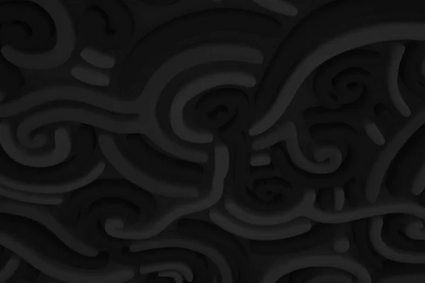 Высокотехнологичная Монохромная Киматика Абстрактный Фон Органическая Киберпанковая Структура Трехмерная Визуализация — стоковое фото