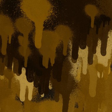 Sarı sprey boya soyut duvar kağıdı