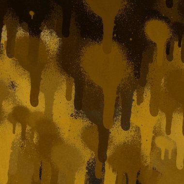 Sarı sprey boya soyut duvar kağıdı