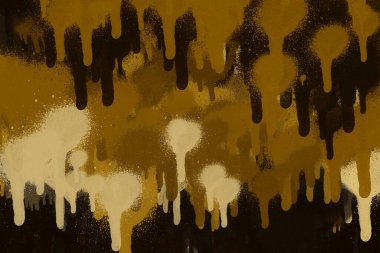 Sarı sprey boya soyut duvar kağıdı