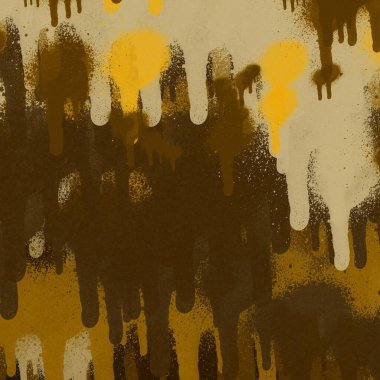 Sarı sprey boya soyut duvar kağıdı