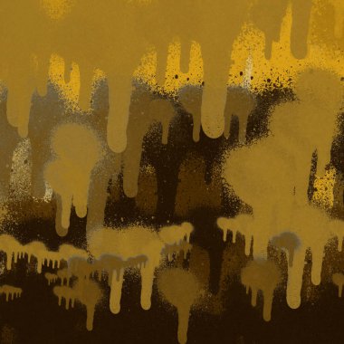 Sarı sprey boya soyut duvar kağıdı