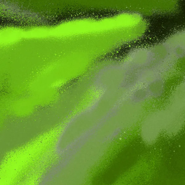 Pintura Aerosol Verde Fondo Pantalla Abstracto — Foto de Stock