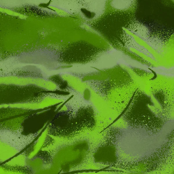 緑スプレー塗装抽象的な壁紙 — ストック写真