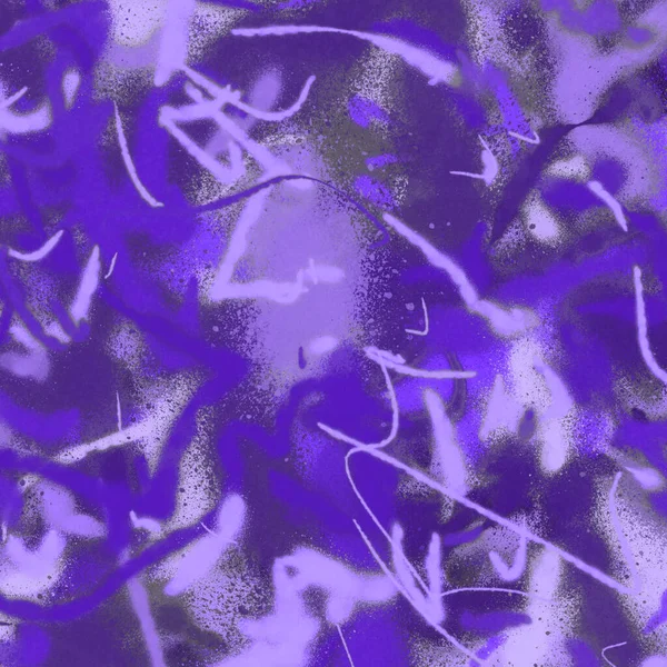 보라색 스프레이는 추상적 벽지를 그린다 — 스톡 사진