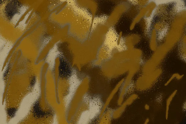 黄色喷漆抽象墙纸 — 图库照片