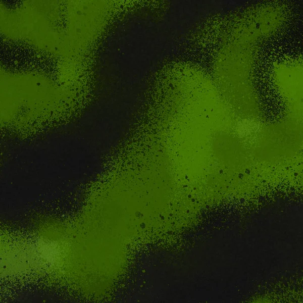 Tinta Spray Verde Papel Parede Abstrato — Fotografia de Stock